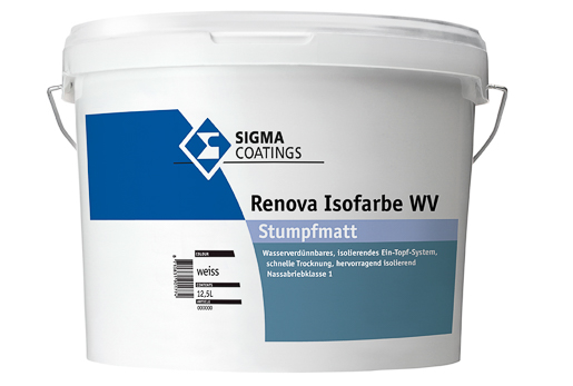 Sigma Sigmarenova Isofarbe Aqua 12,5 lt